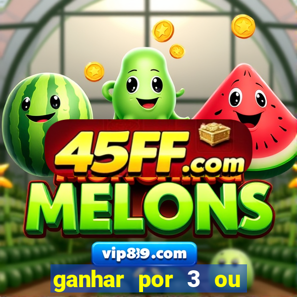 ganhar por 3 ou mais gols betano